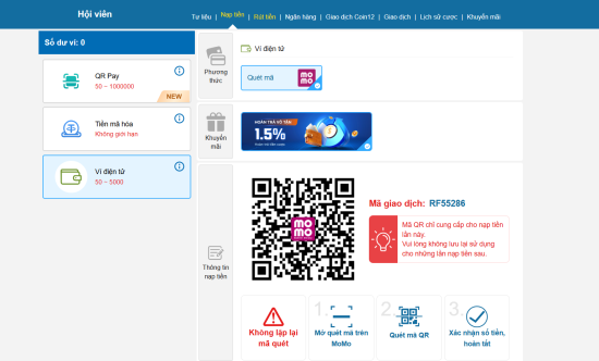 Hướng dẫn nạp tiền Ku88 nhanh chóng, an toàn, uy tín 29 nap tien Ku88